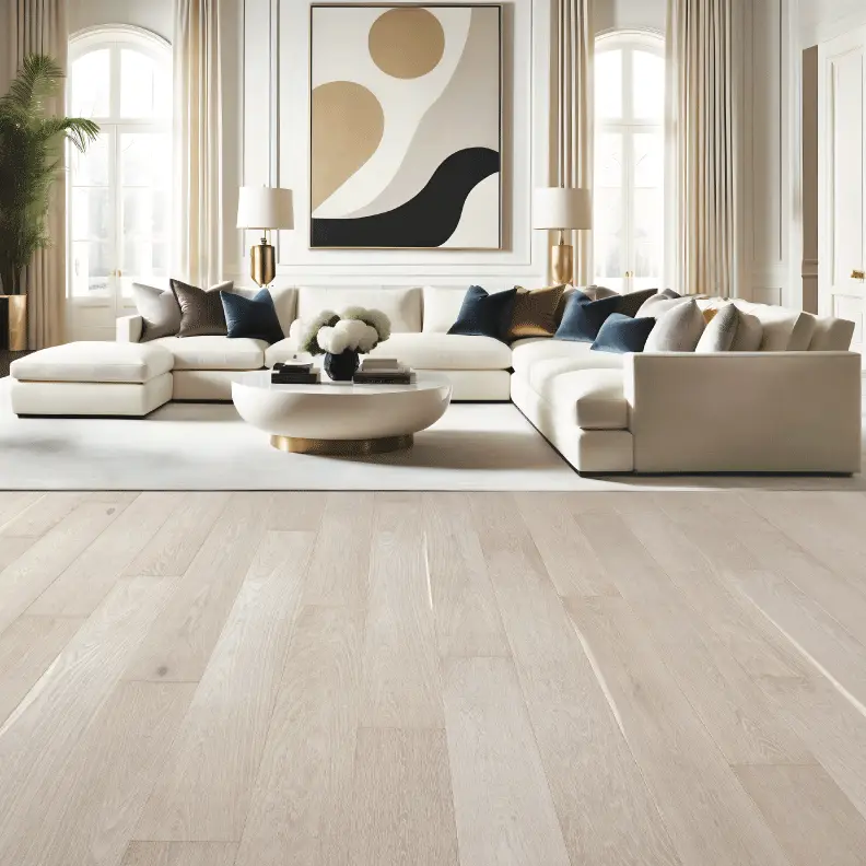 South Beach engineered wood shown in a product room image